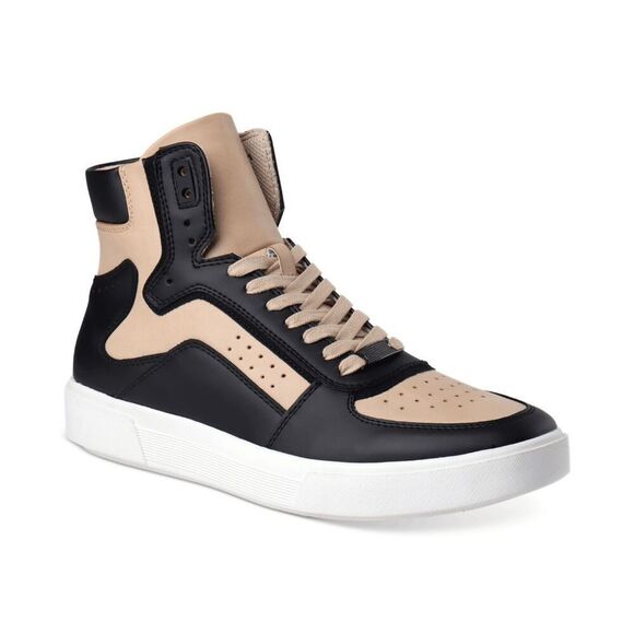 I.N.C. International Concepts Men's Keanu High Top Sneakers - Black/Tan 8M - Picture 7 of 8